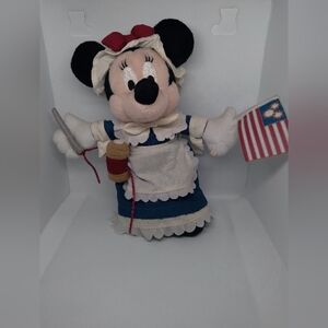Vintage Disney Minnie Mouse as Betsy Ross Plush